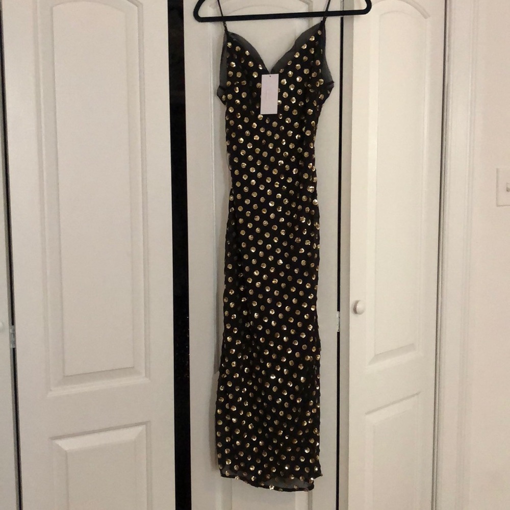 Finders squib polka dot dress